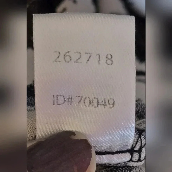 Ann Taylor Loft, Size L, Black and White Wrap Dress - Picture 7 of 16